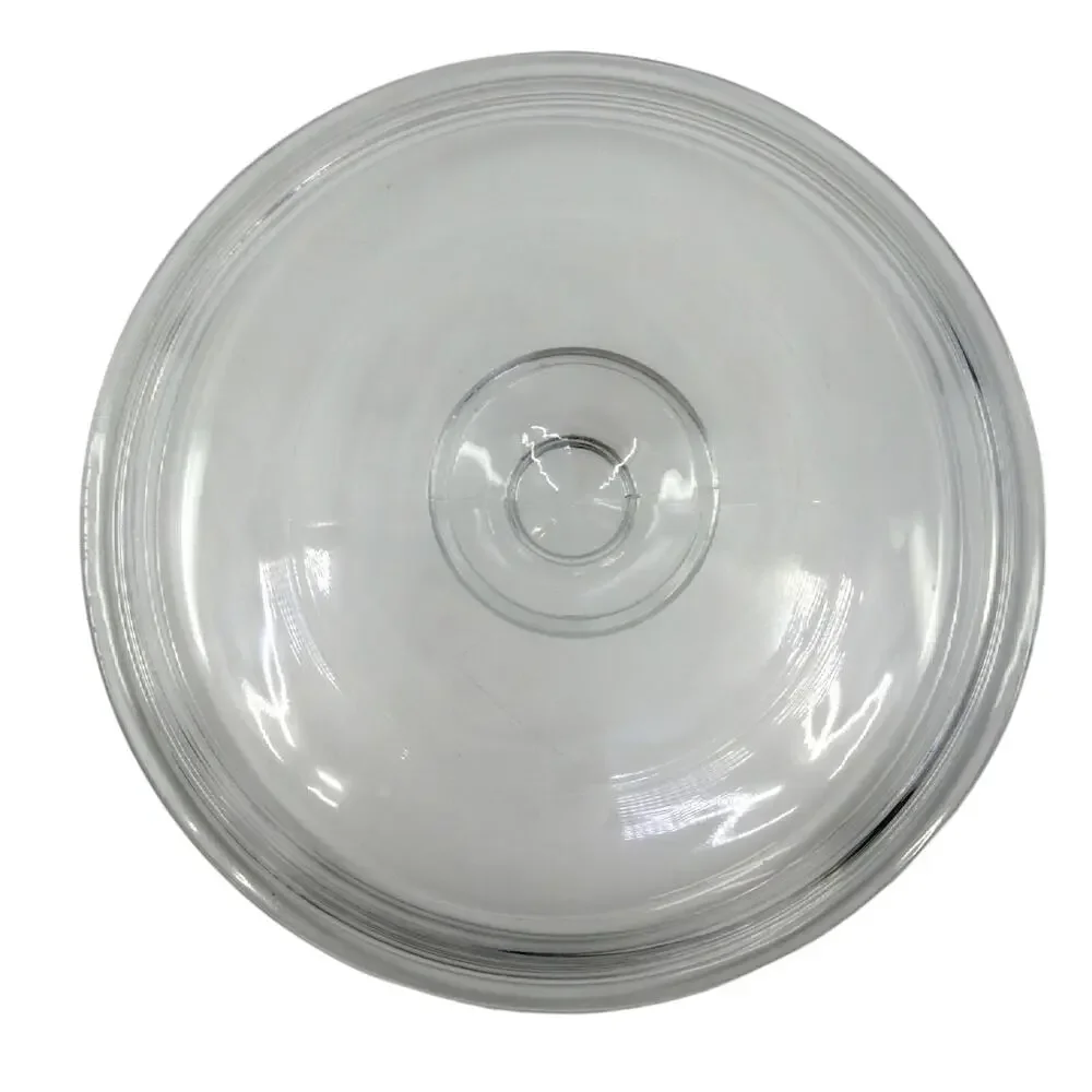 CorningWare French White F-5-B Round Casserole Dish w/Lid 1.6L Ribbed